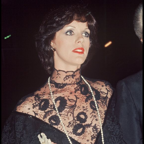Archives : Anny Duperey au festival de Cannes en 1974 pour la présentation du film Stavisky. Photographe : ANGELI-RINDOFF / BESTIMAGE