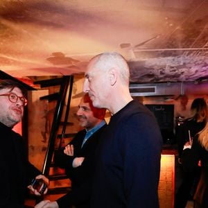 Exclusif - Gad Elmaleh et le maire de Marseille Benoit Payan -  Le célèbre humoriste Gad Elmaleh a inauguré lundi 3 février 2025 Le Vig’s, un tout nouveau Comedy Club situé sur le Vieux-Port de Marseille.
© Franz Chavaroche / Bestimage