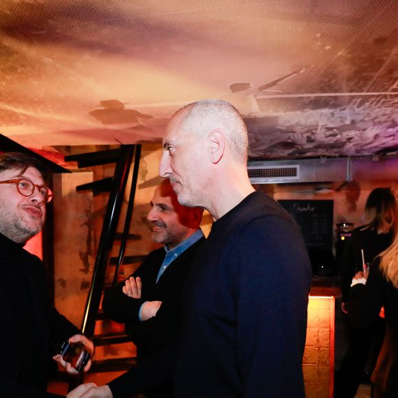 Exclusif - Gad Elmaleh et le maire de Marseille Benoit Payan -  Le célèbre humoriste Gad Elmaleh a inauguré lundi 3 février 2025 Le Vig’s, un tout nouveau Comedy Club situé sur le Vieux-Port de Marseille.
© Franz Chavaroche / Bestimage