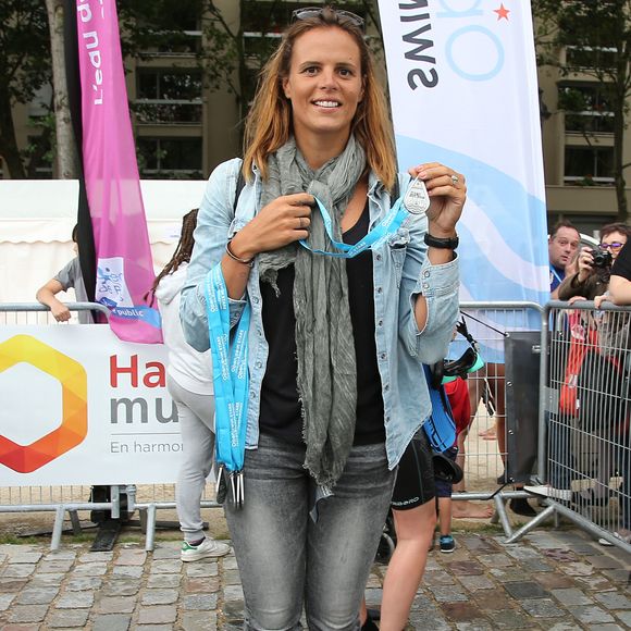 Exclusif - Laure Manaudou - 2ème édition de l'Open Swin Stars "Paris à la nage" au bassin de la Villette à Paris. Le 2 juillet 2016
© Marc Ausset-Lacroix / Bestimage