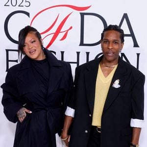 Rihanna et Asap Rocky assistent aux 2025 CFDA Awards à New York le 3 novembre 2025. Photo by Charles Guerin/ABACAPRESS.COM