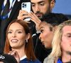 Maëva Coucke, autre figure du monde de la beauté, était aussi dans les gradins.

Maëva Coucke (Miss France 2018), Angélique Angarni-Filopon (Miss France 2025), Paul Mirabel - Célébrités dans les tribunes lors du match de qualification pour la Coupe du Monde 2026 entre la France et l'Islande (2-1) au Parc des Princes à Paris le 9 septembre 2025. © Lionel Urman/Bestimage