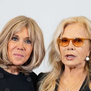 CORRECTION CAPTION - Brigitte Macron, Sylvie Vartan assistent au défilé Stephane Rolland Haute Couture Printemps-Eté 2025 dans le cadre de la semaine de la mode à Paris le 28 janvier 2025 à Paris, France. Photo by Nasser Berzane/ABACAPRESS.COM