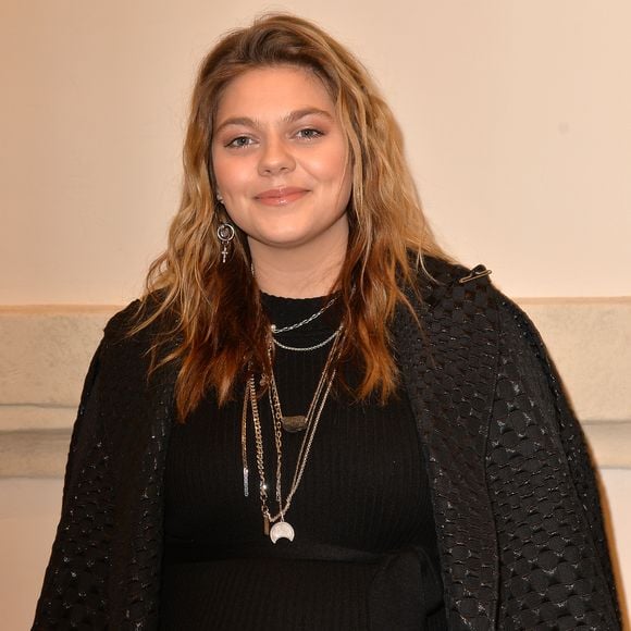 Louane Emera lors du photocall du dernier défilé de mode Haute-Couture printemps-été 2020 "Jean-Paul Gaultier" au théâtre du Châtelet à Paris, France, le 22 janvier 2020. © Veeren-Clovis/Bestimage