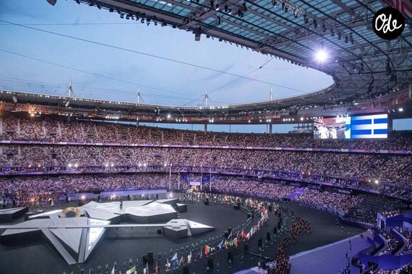 illustration lors de la cérémonie de clôture des Jeux Olympiques de Paris 2024 au stade de France à Saint-Denis, le 11 août 2024. 
© Baptiste Autissier / Panoramic / Bestimage