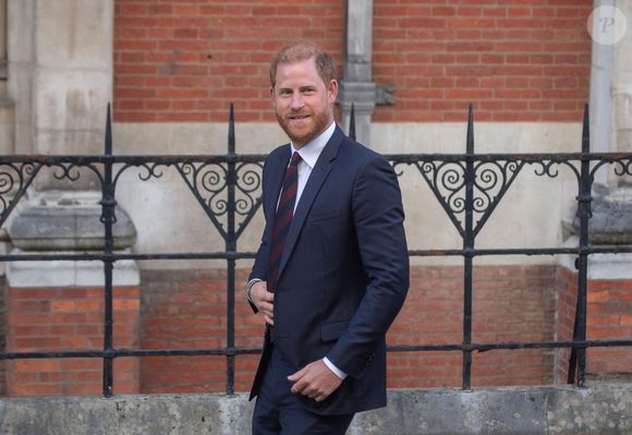Le prince Harry, duc de Sussex à l'issue du 2ème jour de son appel de la décision de la Haute Cour à propos de son droit à des gardes du corps armés payés par le contribuable, le 9 avril 2025. Zuma Press / Bestimage
