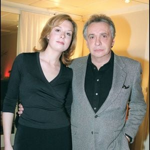 Michel Sardou et sa fille Cynthia en 2001