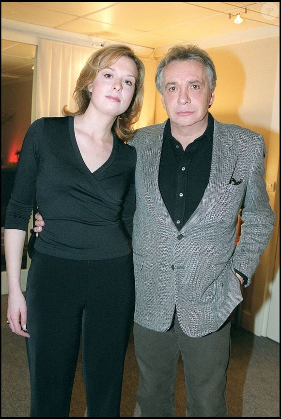 Michel Sardou et sa fille Cynthia en 2001