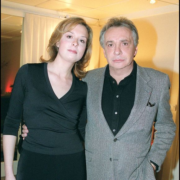 Michel Sardou et sa fille Cynthia en 2001