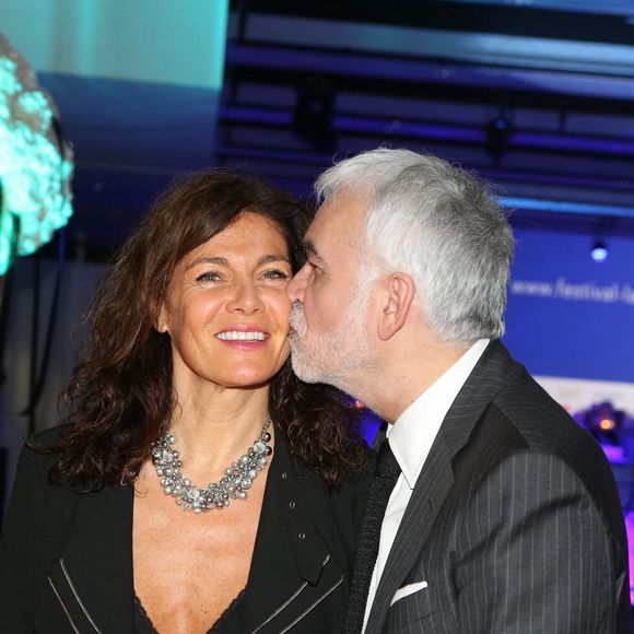 Pascal Praud et sa compagne Catherine assistent à la cérémonie de clôture du 7ème Festival du Cinéma et de la Musique de Film à La Baule, France, le 26 juin 2021. Photo de Jerome Domine/ABACAPRESS.COM