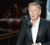 “C’est Franck Dubosc. Parce qu’il fait des spectacles seuls, parce qu’il a travaillé son texte, parce qu’il l’a appris aussi”, assure Valérie Lemercier
Franck Dubosc (César Anonyme) - Cérémonie de la 50ème édition de la cérémonie des César à l'Olympia à Paris, France, le 28 février 2025 © Dominique Jacovides - Olivier Borde / Bestimage