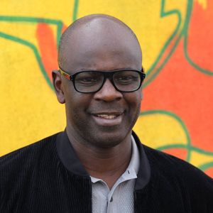 Mariage - Lilian Thuram et Kareen Guiock se sont mariés - Lilian Thuram discute avec des enfants du racisme à Munich, Allemagne. © Imago/Panoramic/Bestimage