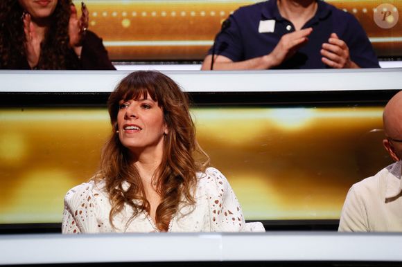 Exclusif - Magali Ripoll - Enregistrement de l'émission "100% logique" présentée par C. Feraud et qui sera diffusée le 25 octobre 2025 sur France 2 au studio du Lendit à Saint-Denis, France, le 14 mars 2025. © Christophe Clovis/Bestimage