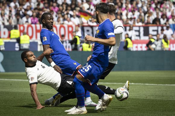 Marcus Thuram pendant le match de Ligue des nations entre la France et l'Allemagne, dimanche 8 juin 2025, à Stuttgart, Allemagne. Elyxandro Cegarra / PsnewZ / Bestimage