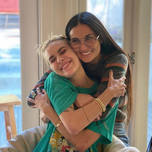 Tallulah Willis et sa mère, Demi Moore. Février 2020.