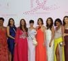 Sylvie Tellier, Sophie Thalmann, Corinne Coman (robe Christophe Guillarmé) , Chloé Mortaud, Nathalie Marquay (robe Christophe Guillarmé) , Eve Gilles, Miss France 2024, Mélody Vilbert, Indira Ampiot, Clémence Botino, Camille Cerf, Mareva Galanter, Maeva Coucke - Photocall du 5ème gala de charité de l'association "Les Bonnes Fées" à l'occasion de la campagne mondiale "Octobre Rose" à l'hôtel Peninsula, Paris. © Coadic Guirec/Bestimage