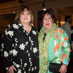 Exclusif -  Michèle Bernier et Annie Grégorio - 50ème de la pièce "Lyly" avec M. Bernier et F. Perrin au théâtre de Paris le 27 mars 2025. © Coadic Guirec/Bestimage