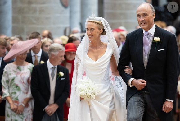 Le petit garçon, né le 26 janvier dernier, est le premier enfant de la princesse Maria Laura de Belgique et William Isvy
Mariage de la princesse Maria Laura de Belgique et William Isvy à Bruxelles le 10 septembre 2022. Pool / Photonews / Bestimage