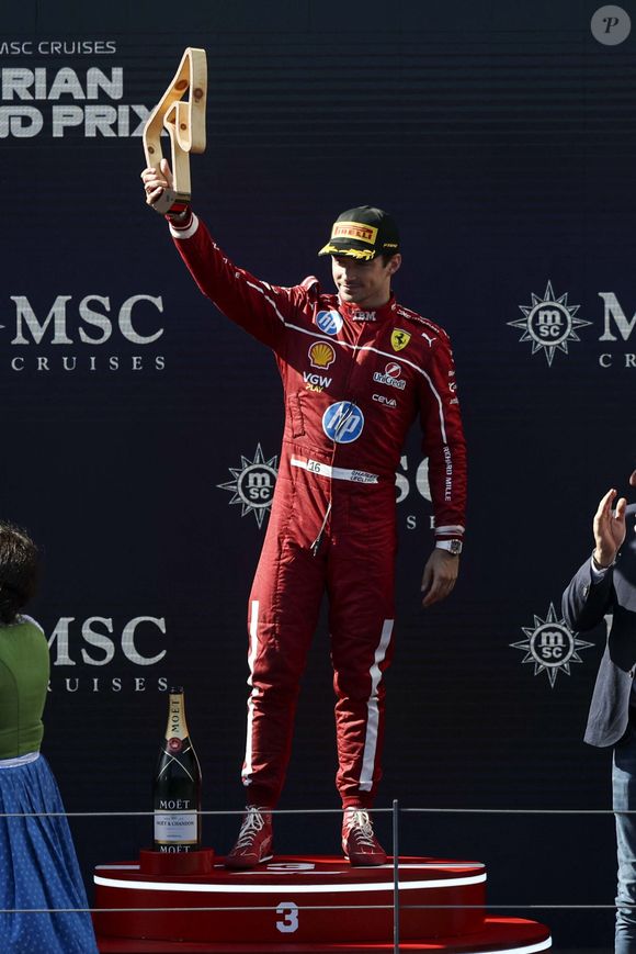 Charles Leclerc - Podium du Grand Prix de Formule 1 (F1) d'Autriche du 27 au 29 juin 2025  @DPPI / PsnewZ / Bestimage