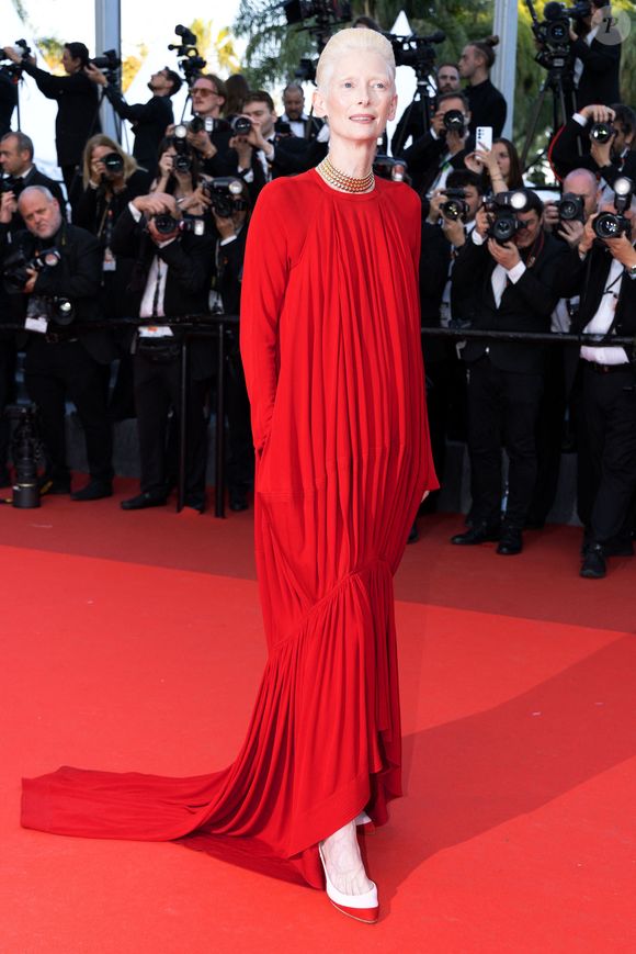 Tilda Swinton - Montée des marches pour la cérémonie de clôture du 79ème Festival International du Film de Cannes, le 23 mai 2026. © Olivier Borde / Bestimage