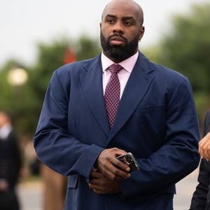 “C’est mieux d’anticiper que de se retrouver dans une situation un peu déplorable”, poursuit Teddy Riner

Le judoka Teddy Riner - La délégation française et les personnalités accompagnant le président de la République Emmanuel Macron lors de sa visite d'Etat de trois jours au Maroc, le 28 octobre 2024. © Jeanne Accorsini / Pool / Bestimage