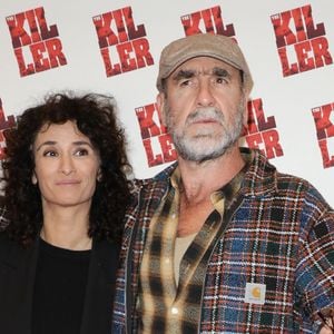 Rachida Brakni et Eric Cantona - Avant-première du film "The Killer" au cinéma Pathé Palace à Paris © Coadic Guirec / Olivier Borde / Bestimage