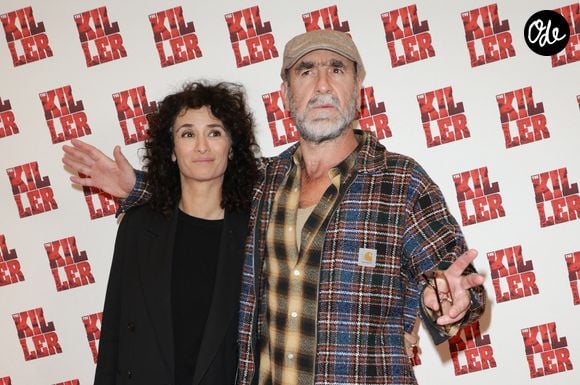 Rachida Brakni et Eric Cantona - Avant-première du film "The Killer" au cinéma Pathé Palace à Paris © Coadic Guirec / Olivier Borde / Bestimage