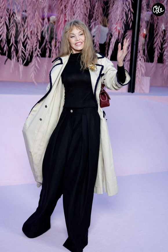 Arielle Dombasle au photocall du défilé Chanel "Collection Haute Couture Printemps/Eté 2026", lors de la Fashion Week de Paris, le 27 janvier 2026 

© Olivier Borde / Bestimage