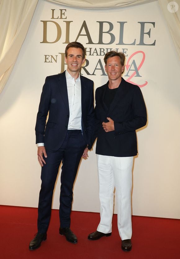 Jean-Baptiste Marteau et son compagnon Jean de Reynal - Première du film "Le Diable s'habille en Prada (The Devil wears Prada 2)" au cinéma Le Grand Rex à Paris, le 27 avril 2026.
© Guirec Coadic/Bestimage