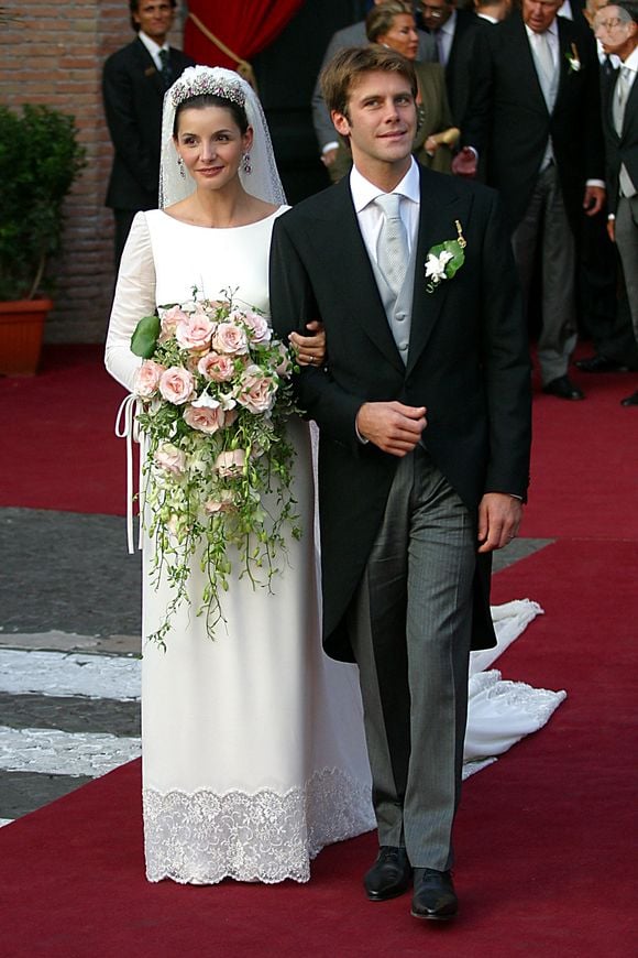 Le couple formé par Emmanuel Philibert de Savoie et Clotilde Courau s'est dit oui en Italie en 2003.

Mariage du Prince Emmanuel Philibert de Savoie et de Clotilde Courau à Rome, Italie, le 25 septembre 2003. Photo Roberto Monaldo/La Presse/Abaca