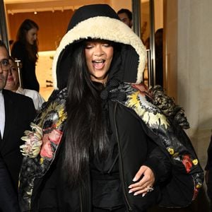 Rihanna est aperçue quittant le magasin Dior à Paris, France, le 27 janvier 2026. Photo by Splash News/ABACAPRESS.COM
