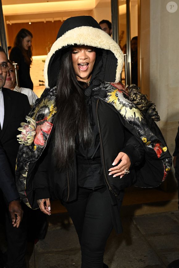 Rihanna est aperçue quittant le magasin Dior à Paris, France, le 27 janvier 2026. Photo by Splash News/ABACAPRESS.COM
