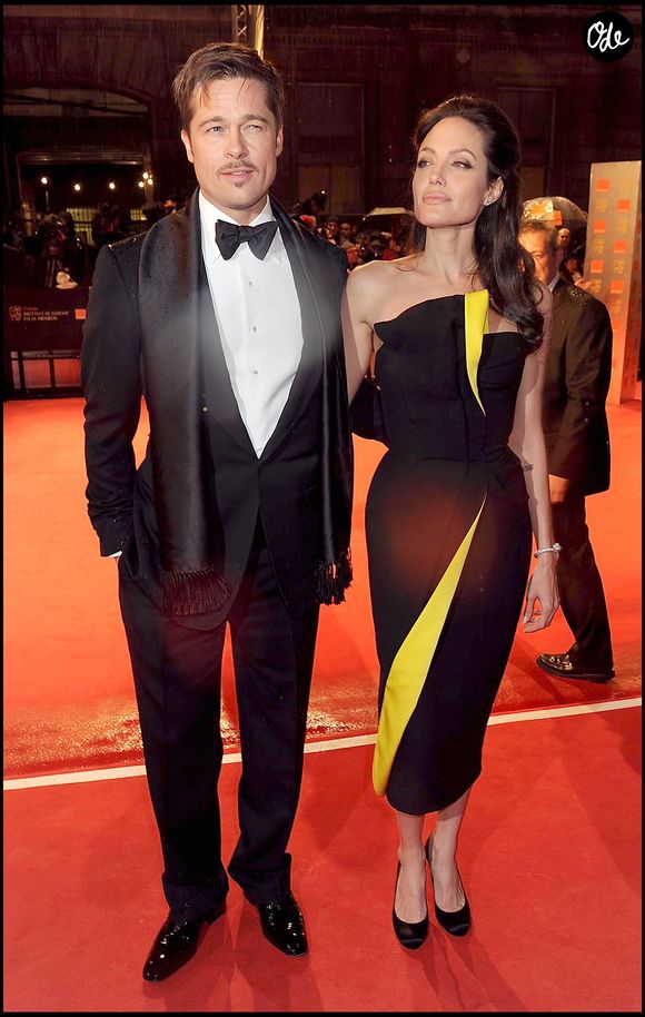 Brad Pitt, Angelina Jolie - Soirée Orange "British Academy Film Awards" au Royal Opera House à Londres © Goff Inf/ Bestimage