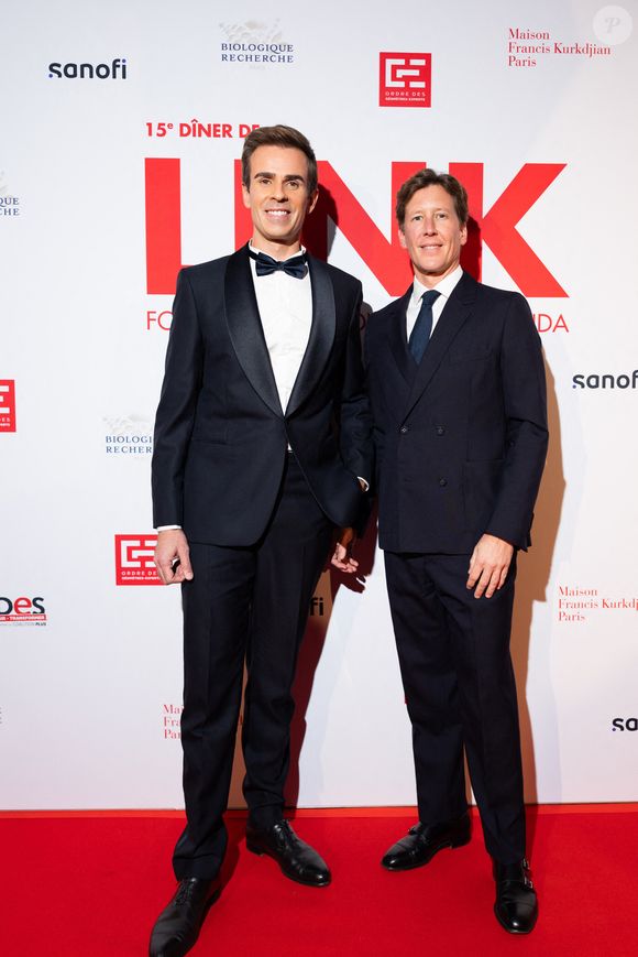 Exclusif - Jean-Baptiste Marteau, Jean de Reynal - 15ème édition du dîner LINK pour AIDES au pavillon Gabriel à Paris le 1er décembre 2025.
© Julien Sarkissian/Bestimage