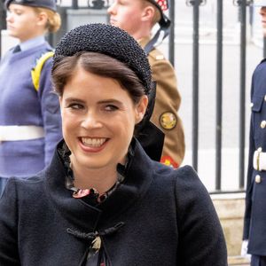 La princesse Eugenie d'York lors du service d'action de grâce en hommage au prince Philip, duc d'Edimbourg, à l'abbaye de Westminster à Londres, Royaume Uni, le 29 mars 2022. Le prince Philip, duc d'Edimbourg, est décédé le 9 avril 2021. 
Royalportraits Europe/Bernard Rubsamen