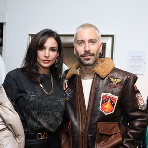 Exclusif - Jade Leboeuf et son compagnon Stéphane Rodrigues lors de la soirée 'Pop Up' de luxe durable 'Amay Snowballs' au Village Royal à Paris le 30 Novembre 2023.
© Denis Guignebourg/BestImage