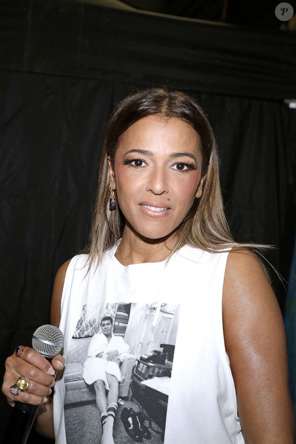 Aujourd'hui, elle revient sur le devant de la scène avec un nouveau single baptisé "DJ".

Exclusif - Nâdiya à l'enregistrement de l'émission "Génération Hit Machine Vol. 2" au Dôme de Paris, le 31 janvier 2023.

Photo : Cédric Perrin / Bestimage