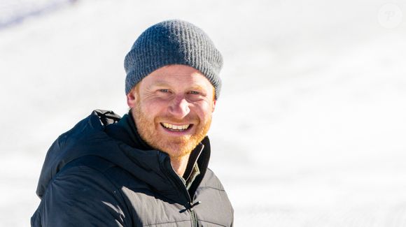 Le prince Harry, duc de Sussex, fait du ski alpin et du snowboard à Whistler Blackbomb, site alpin des Invictus Games Vancouver Whistler 2025 au Canada. Whistler, Vancouver, Canada, le 11 février 2025. © Mischa Schoemaker/ABACA