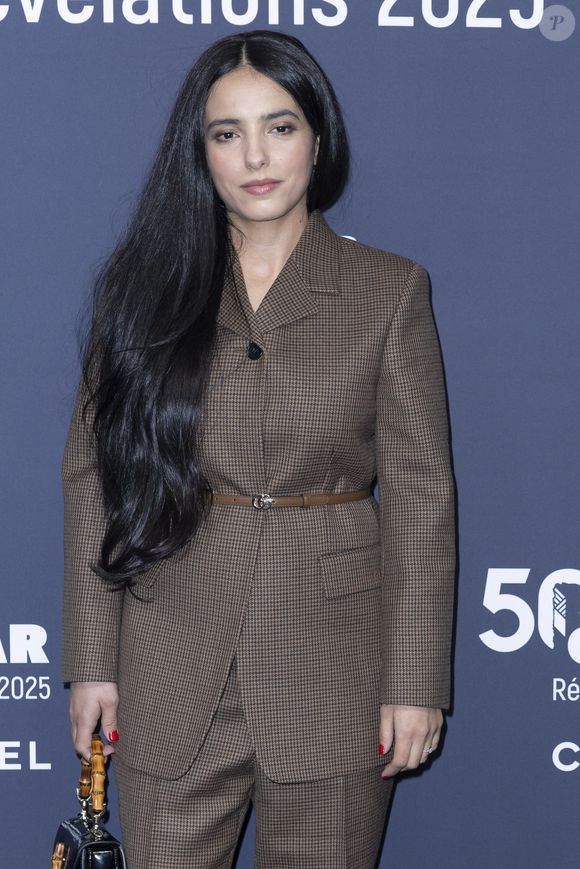 Hafsia Herzi lors de la soirée "Cesar Révélations 2025" au Trianon à Paris le 20 janvier 2025. La comédienne sera aux côtés de Jean-Pascal Zadi pour les César, le 28 février 2025. © Olivier Borde / Bestimage