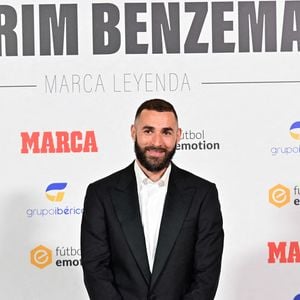 Karim Benzema du Real Madrid reçoit le prix Marca Leyenda au Casino de Madrid à Madrid, Espagne, le 1er juin 2023. Photo by GTres/ABACAPRESS.COM