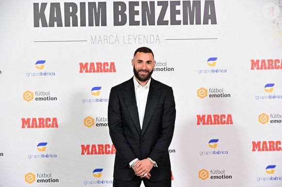 Karim Benzema du Real Madrid reçoit le prix Marca Leyenda au Casino de Madrid à Madrid, Espagne, le 1er juin 2023. Photo by GTres/ABACAPRESS.COM