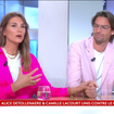 "Cette étape, on allait la passer à deux" :  Camille Lacourt soudé dans C à Vous avec Alice Detollenaere, la mère de son fils Marius
