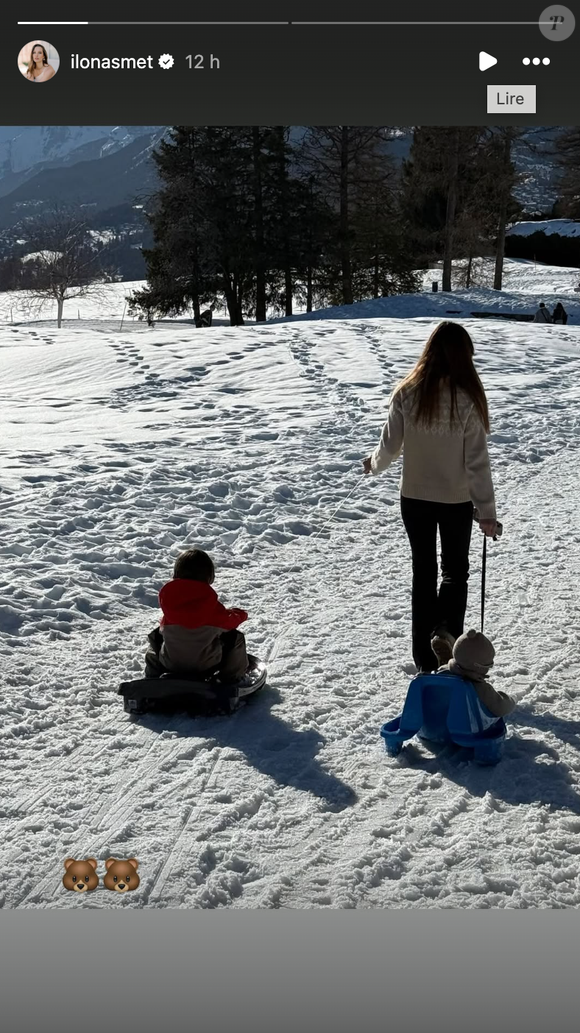 Capture de la story d'Ilona Smet du mercredi 25 février 2026.