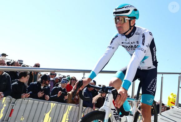 À Bahrain, le Français Lenny Martinez victorieux à la 83e édition du Paris-Nice, de Nice à Nice, France, le 16 mars 2025. Photo by ABACAPRESS.COM