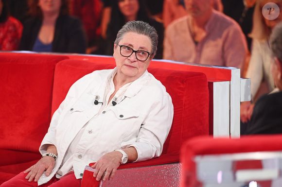 Exclusif - Ghislaine Villeret - Enregistrement de l'émission Vivement dimanche en hommage à Jacques Villeret au studio Rive Gauche , présentée par Michel Drucker . Diffusion sur France 3 le 29/03/2026. Photos prises le 18 mars 2026.
© Guillaume Gaffiot / Bestimage