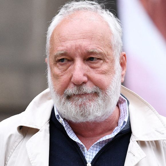 François Berléand lors de la cérémonie funéraire de Guy Bedos à l'église Saint-Germain, dans le centre de Paris, en France, le 4 juin 2020. Photo de David Niviere/ABACAPRESS.COM