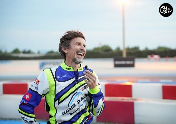Arnaud Tsamère lors de la 11ème édition du Marathon Jules Bianchi sur le Circuit Paul Ricard au Castellet, France, le 2 octobre 2026. © Anne-Sophie Guebey/Bestimage