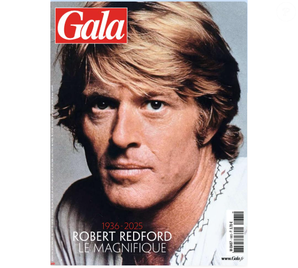 Robert Redford en couverture du magazine "Gala" du 20 septembre 2025.