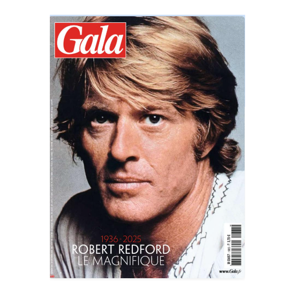 Robert Redford en couverture du magazine "Gala" du 20 septembre 2025.