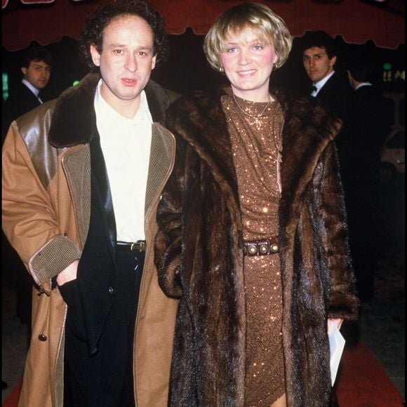 ARCHIVES – Michel Jonasz et sa femme à la cérémonie des Victoires de la musique, à Paris, en 1985. © Rindoff-Pateros / Bestimage